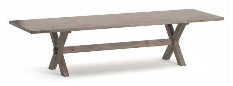 Bassett 4021-2642X Crossbuck Maple Dining Table Bassett 4021-2642X Crossbuck Maple Dining Table