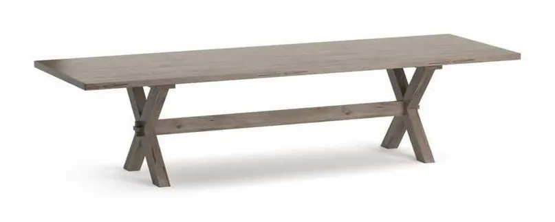 Bassett 4021-2642X Crossbuck Maple Dining Table Bassett 4021-2642X Crossbuck Maple Dining Table