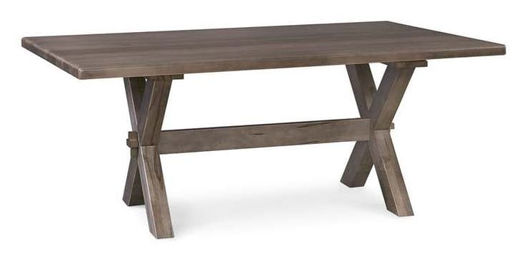 Bassett 4021-7242X Crossbuck Maple Dining Table Bassett 4021-7242X Crossbuck Maple Dining Table