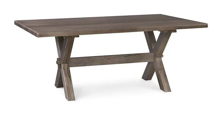 Bassett 4021-7242X Crossbuck Maple Dining Table Bassett 4021-7242X Crossbuck Maple Dining Table