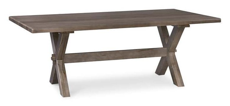 Bassett 4021-9042X Crossbuck Maple Dining Table Bassett 4021-9042X Crossbuck Maple Dining Table