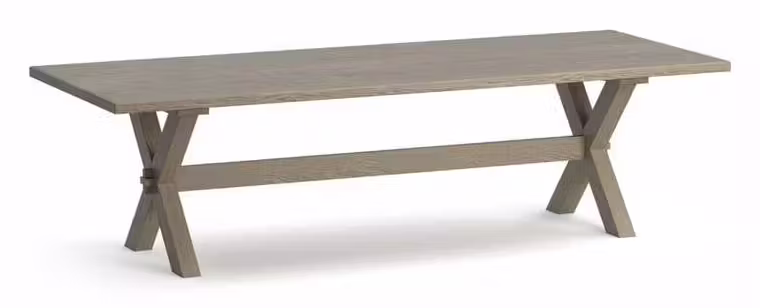 Bassett 4121-0842X Crossbuck Oak Dining Table Bassett 4121-0842X Crossbuck Oak Dining Table