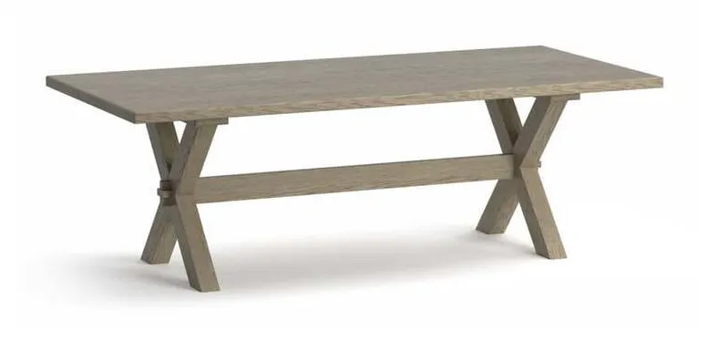 Bassett 4121-9042X Crossbuck Oak Dining Table Bassett 4121-9042X Crossbuck Oak Dining Table