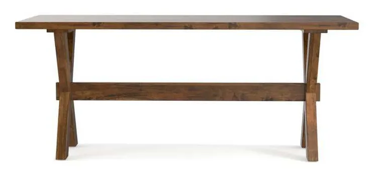 Bassett 6015-7024X Crossbuck Maple 70 inch Desk Bassett 6015-7024X Crossbuck Maple 70 inch Desk