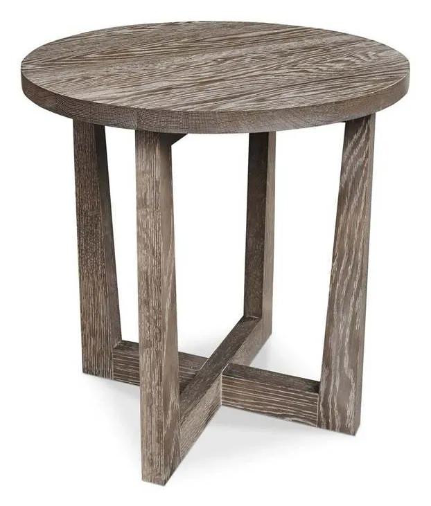 Bassett 6121-0641 Liam Oak Round End Table Bassett 6121-0641 Liam Oak Round End Table