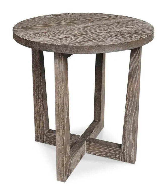 Bassett 6121-0641 Liam Oak Round End Table Bassett 6121-0641 Liam Oak Round End Table