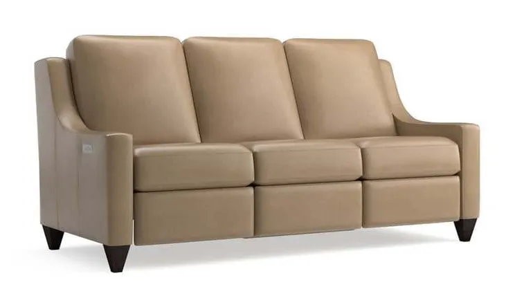 Bassett M000-72ML Magnificent Motion Reclining Leather Sofa Bassett M000-72ML Magnificent Motion Reclining Leather Sofa