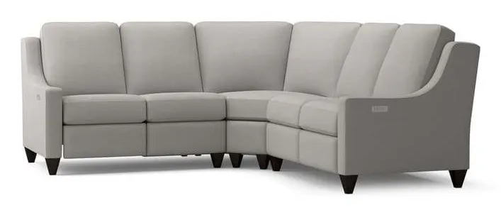 Bassett M000-LSECT3 Magnificent Motion Reclining Fabric L Sectional Bassett M000-LSECT3 Magnificent Motion Reclining Fabric L Sectional