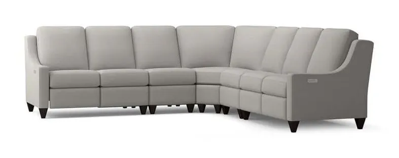 Bassett M000-LSECT5 Magnificent Motion Reclining Fabric L Sectional Bassett M000-LSECT5 Magnificent Motion Reclining Fabric L Sectional