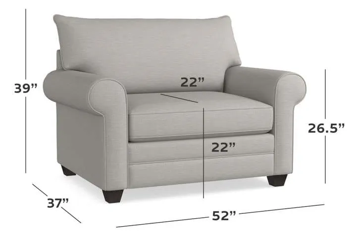 Bassett 2712-18 Alexander Chair and Half Bassett 2712-18 Alexander Chair and Half