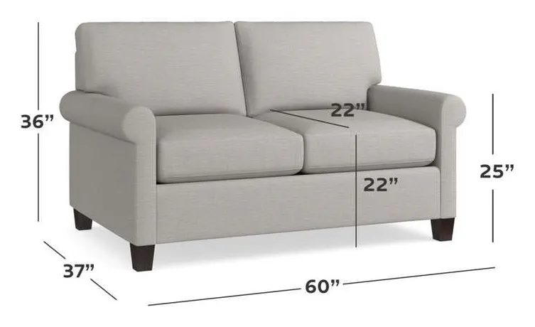 Bassett 2714-42 Spencer Loveseat Bassett 2714-42 Spencer Loveseat