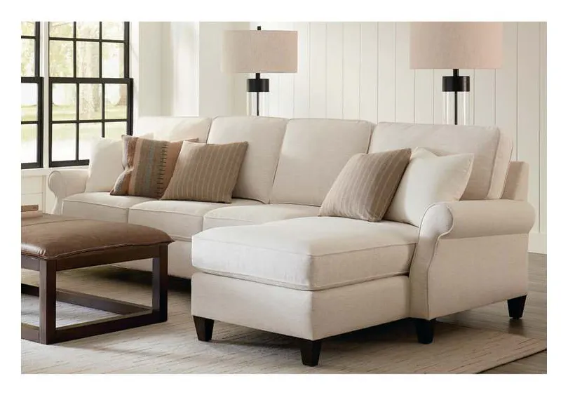 Bassett 2716-LCSECTS Davenport Small Left Chaise Sectional Bassett 2716-LCSECTS Davenport Small Left Chaise Sectional
