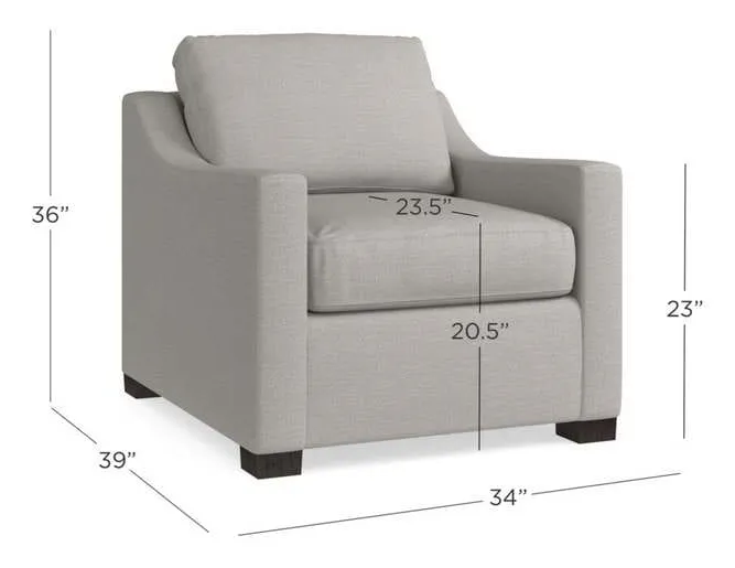 Bassett 2787-12 Oliver Chair Bassett 2787-12 Oliver Chair
