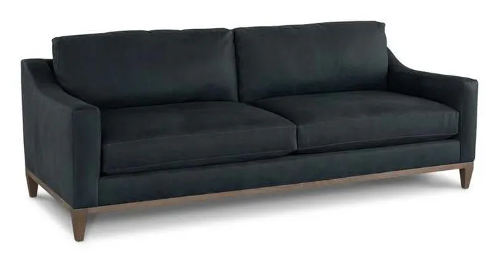 Bassett 3135-62L Sanford Leather Sofa Bassett 3135-62L Sanford Leather Sofa