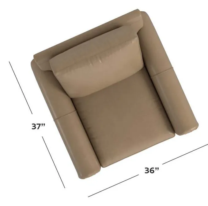 Bassett 3887-12L Carolina Leather Panel Arm Chair Bassett 3887-12L Carolina Leather Panel Arm Chair