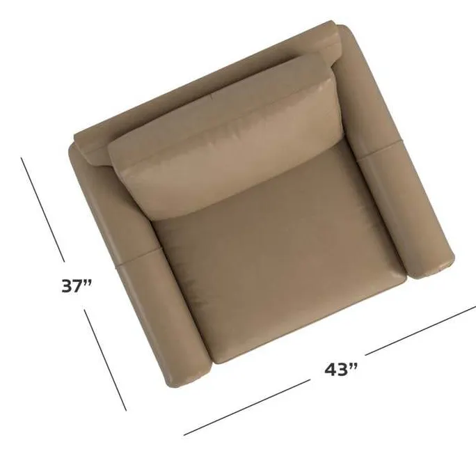 Bassett 3887-18L Carolina Leather Panel Arm Chair and a Half Bassett 3887-18L Carolina Leather Panel Arm Chair and a Half