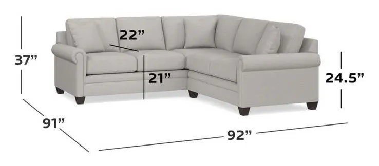 Bassett 3887-LSECT Carolina Panel Arm L Shaped Sectional Bassett 3887-LSECT Carolina Panel Arm L Shaped Sectional