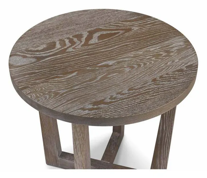 Bassett 6121-0641 Liam Oak Round End Table Bassett 6121-0641 Liam Oak Round End Table