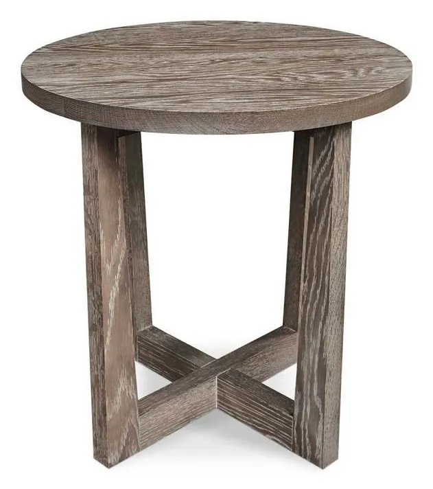 Bassett 6121-0641 Liam Oak Round End Table Bassett 6121-0641 Liam Oak Round End Table