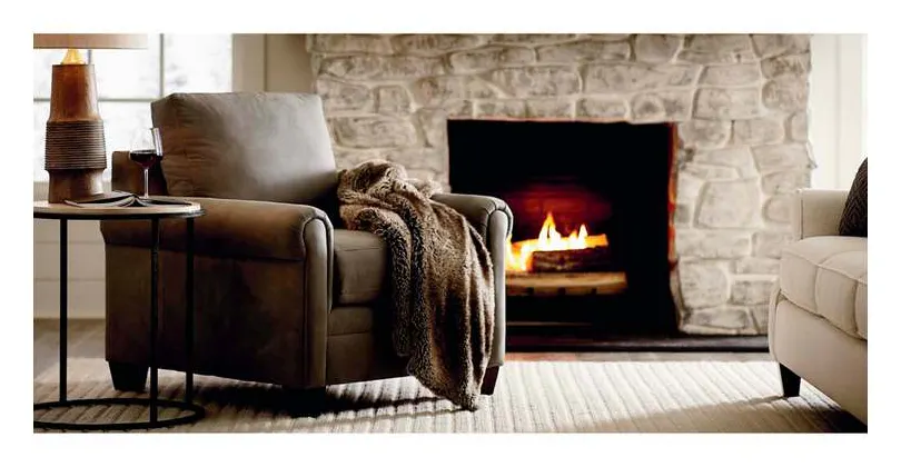 Bassett 3887-18L Carolina Leather Panel Arm Chair and a Half Bassett 3887-18L Carolina Leather Panel Arm Chair and a Half
