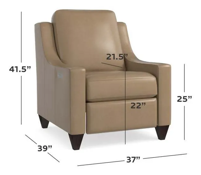 Bassett M000-12ML Magnificent Motion Reclining Leather Chair Bassett M000-12ML Magnificent Motion Reclining Leather Chair