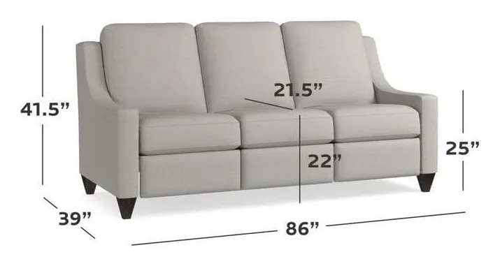 Bassett M000-72M Magnificent Motion Reclining Fabric Sofa Bassett M000-72M Magnificent Motion Reclining Fabric Sofa