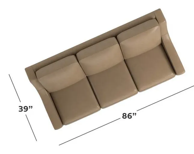 Bassett M000-72ML Magnificent Motion Reclining Leather Sofa Bassett M000-72ML Magnificent Motion Reclining Leather Sofa