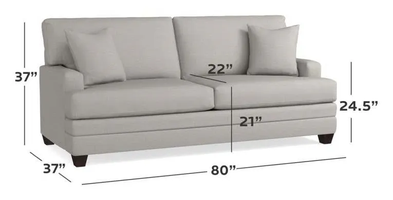 Bassett 3849-62 Carolina Track Arm Sofa Bassett 3849-62 Carolina Track Arm Sofa