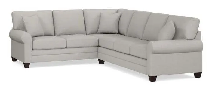 Bassett 3851-LLSECT Carolina Sock Arm Large L Shaped Sectional Bassett 3851-LLSECT Carolina Sock Arm Large L Shaped Sectional