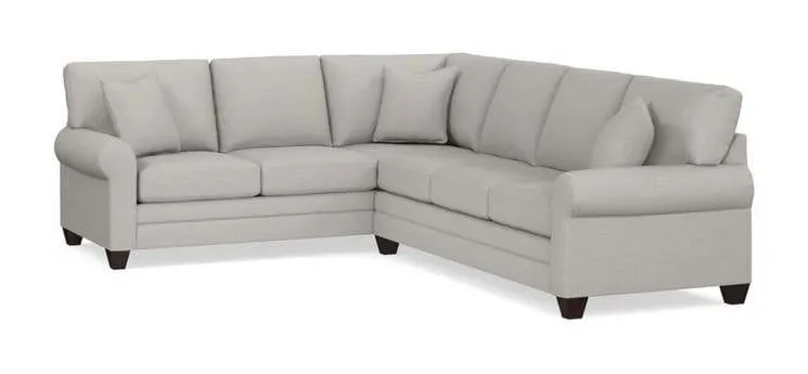 Bassett 3851-LLSECT Carolina Sock Arm Large L Shaped Sectional Bassett 3851-LLSECT Carolina Sock Arm Large L Shaped Sectional