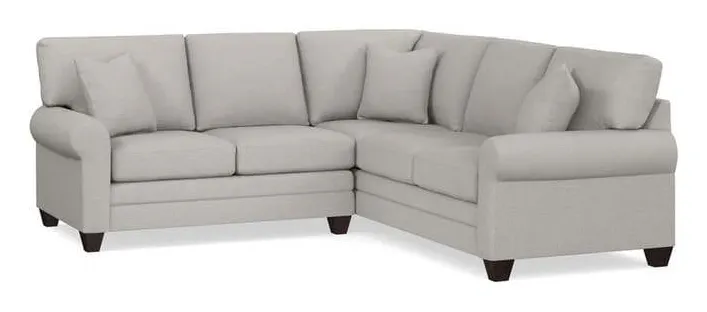 Bassett 3851-LSECT Carolina Sock Arm L Shaped Sectional Bassett 3851-LSECT Carolina Sock Arm L Shaped Sectional