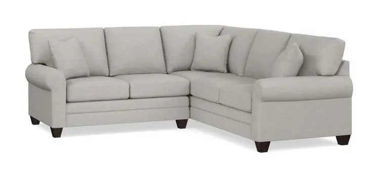 Bassett 3851-LSECT Carolina Sock Arm L Shaped Sectional Bassett 3851-LSECT Carolina Sock Arm L Shaped Sectional