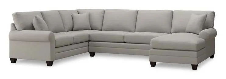 Bassett 3851-USECT Carolina Sock Arm U Shaped Sectional Bassett 3851-USECT Carolina Sock Arm U Shaped Sectional