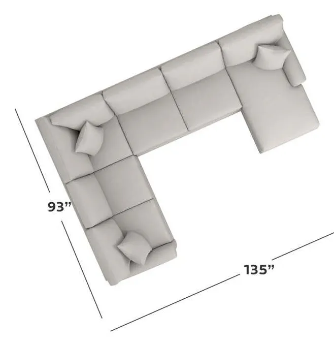 Bassett 3851-USECT Carolina Sock Arm U Shaped Sectional Bassett 3851-USECT Carolina Sock Arm U Shaped Sectional