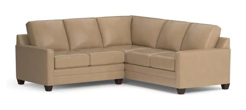 Bassett 3885-LSECTL Carolina Leather Thin Track Arm L Sectional Bassett 3885-LSECTL Carolina Leather Thin Track Arm L Sectional
