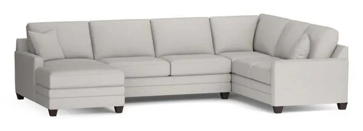 Bassett 3885-USECTR Carolina Thin Track Arm U Shaped Sectional Bassett 3885-USECTR Carolina Thin Track Arm U Shaped Sectional
