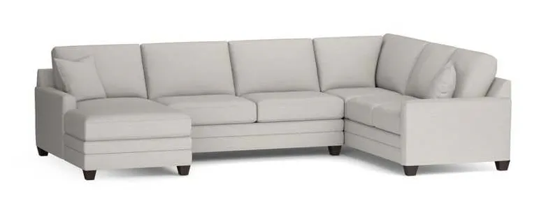 Bassett 3885-USECTR Carolina Thin Track Arm U Shaped Sectional Bassett 3885-USECTR Carolina Thin Track Arm U Shaped Sectional