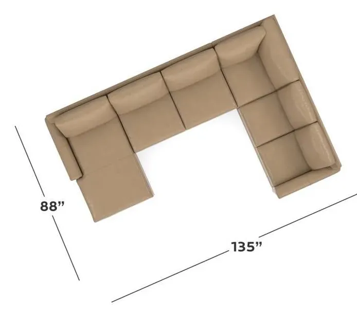 Bassett 3887-USECTLR Carolina Leather Panel Arm U Shaped Sectional Bassett 3887-USECTLR Carolina Leather Panel Arm U Shaped Sectional