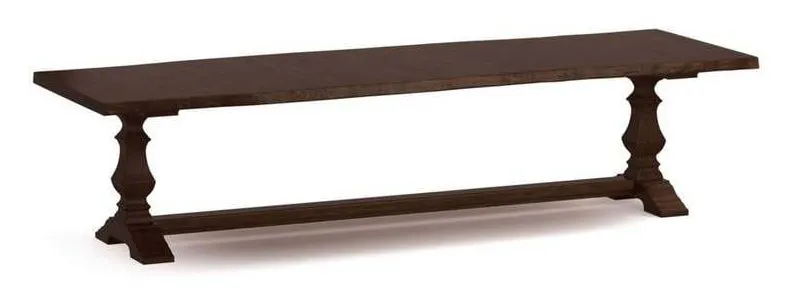 Bassett 4021-2642HLE Harvest Maple Live Edge Dining Table