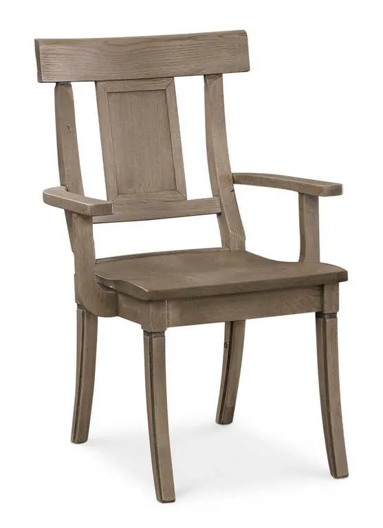 Bassett 4121-1000BX Baxter Oak Arm Chair Bassett 4121-1000BX Baxter Oak Arm Chair