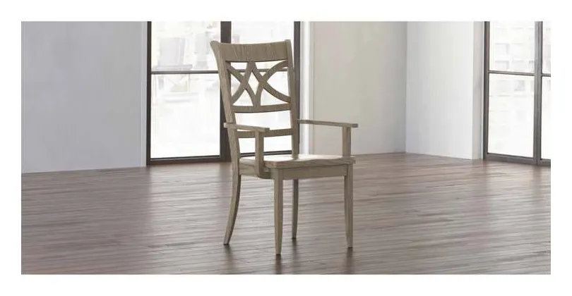 Bassett 4121-1000DB Merrill Oak Arm Chair Bassett 4121-1000DB Merrill Oak Arm Chair