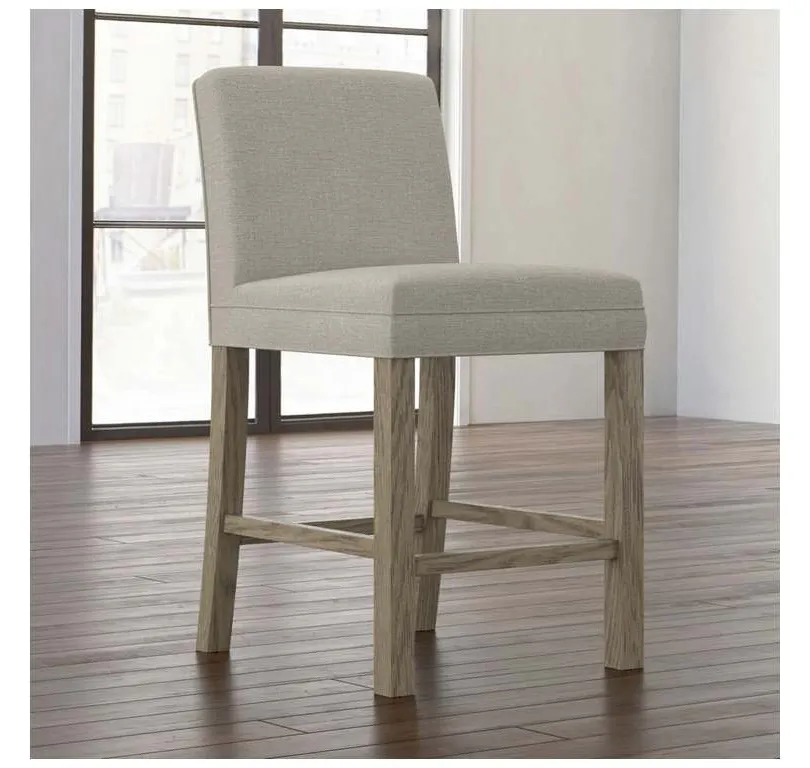 Bassett 4121-3685P Marge Oak Parsons Counter Stool Bassett 4121-3685P Marge Oak Parsons Counter Stool