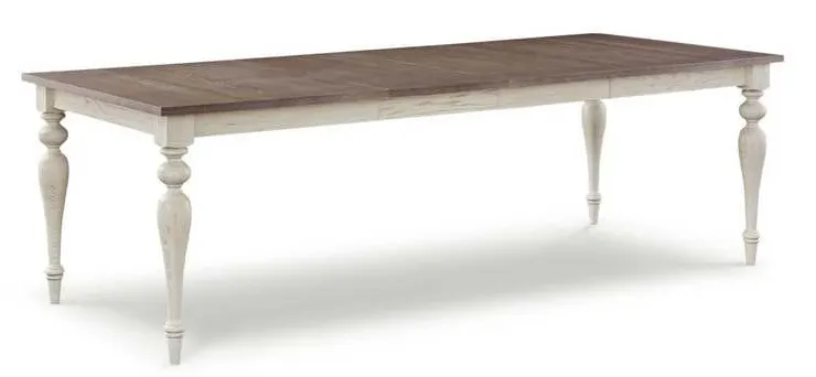 Bassett 4122-4060LF2 Amelia Oak Rectangle 2 Leaf Table Bassett 4122-4060LF2 Amelia Oak Rectangle 2 Leaf Table