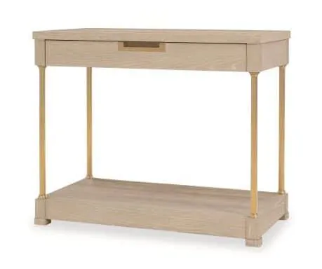 Century Furniture CA2-221 Cadence Single Drawer Nightstand Sand Cerused
