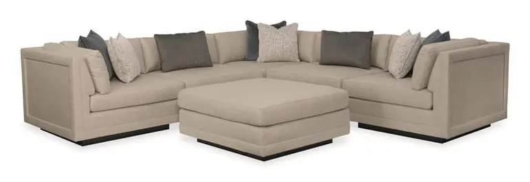 Caracole M050-017-SEC2-A Modern Fusion Upholstery Fusion 6 Piece Sectional Caracole M050-017-SEC2-A Modern Fusion Upholstery Fusion 6 Piece Sectional