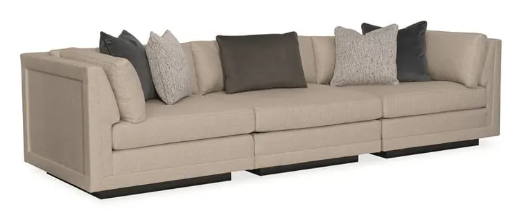 Caracole M050-017-SEC4-A Modern Fusion Upholstery Fusion 3 Piece Sectional Sofa Caracole M050-017-SEC4-A Modern Fusion Upholstery Fusion 3 Piece Sectional Sofa