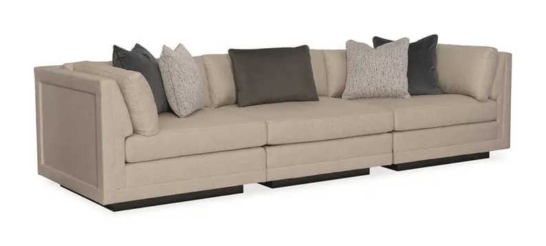 Caracole M050-017-SEC4-A Modern Fusion Upholstery Fusion 3 Piece Sectional Sofa Caracole M050-017-SEC4-A Modern Fusion Upholstery Fusion 3 Piece Sectional Sofa