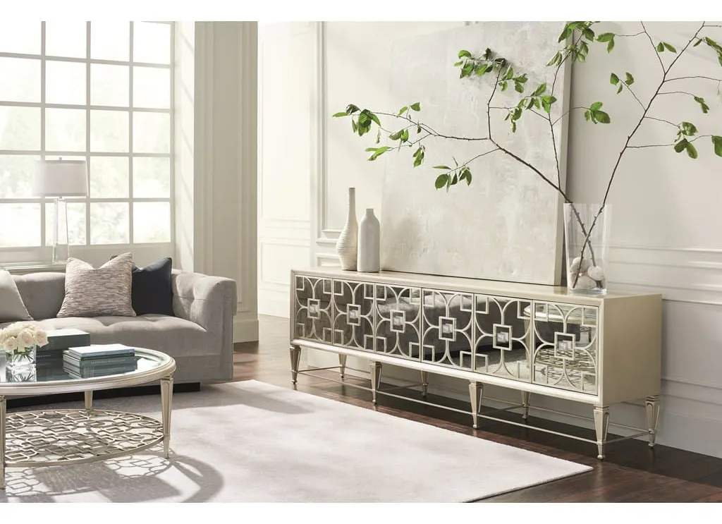 Caracole CLA-418-532 Caracole Classic Social Media Entertainment Console Caracole CLA-418-532 Caracole Classic Social Media Entertainment Console