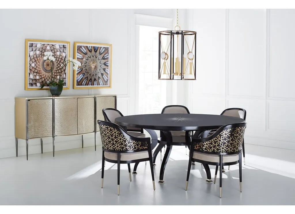 Caracole CLA-419-2012 Caracole Classic Total Eclipse Dining Table Caracole CLA-419-2012 Caracole Classic Total Eclipse Dining Table