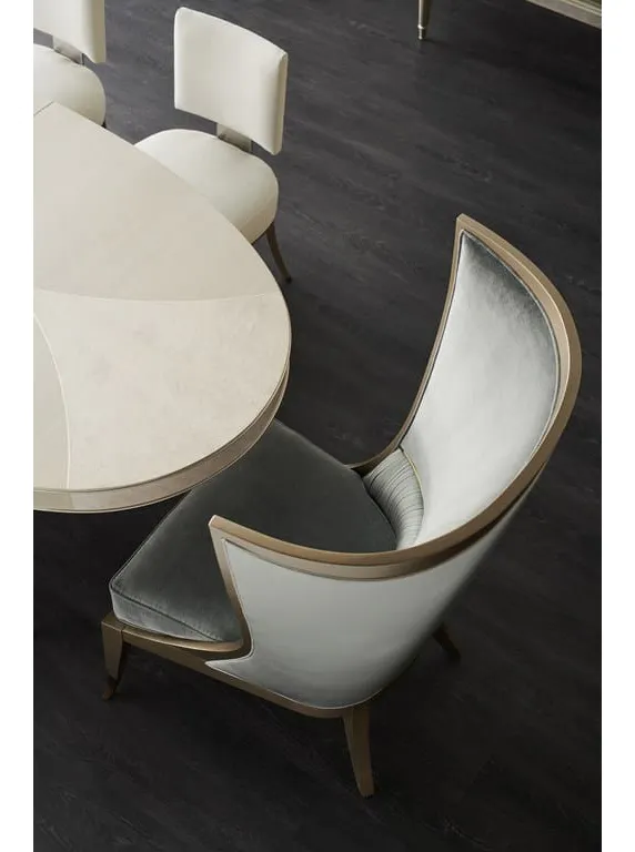 Caracole UPH-418-033-B Caracole Classic Pop Your Collar Accent Chair Caracole UPH-418-033-B Caracole Classic Pop Your Collar Accent Chair